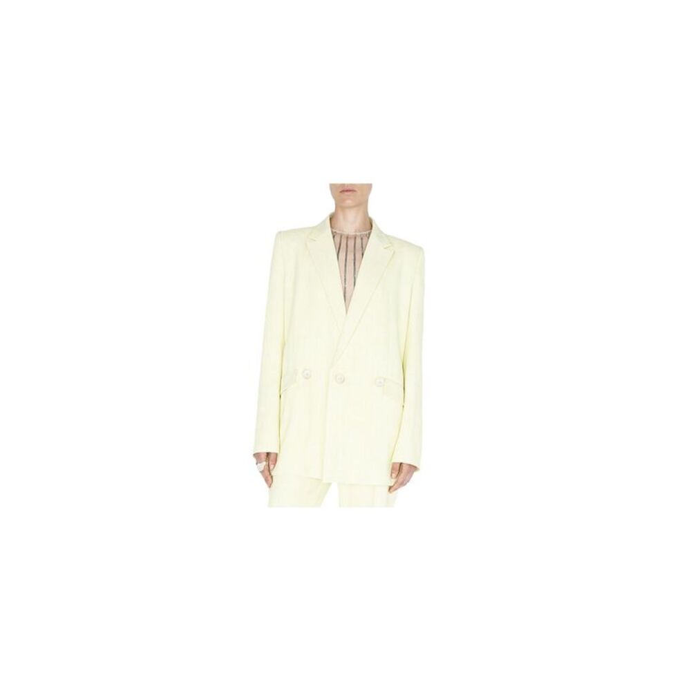 GALVAN LONDON Womens Yellow Lined Notched Collar Long Sleeve Blazer Jacket 12